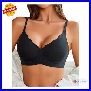Wireless Push Up Bra Seamless Full Coverage Bralette Everyday Wear